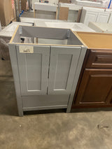 Westcourt 24 in. W x 22 in. D x 34 in. H Bath Vanity Cabinet without Top in Sterling Gray