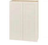 Avondale 30 in. W x 12 in. D x 42 in. H Ready to Assemble Plywood Shaker Wall Kitchen Cabinet in Antique White