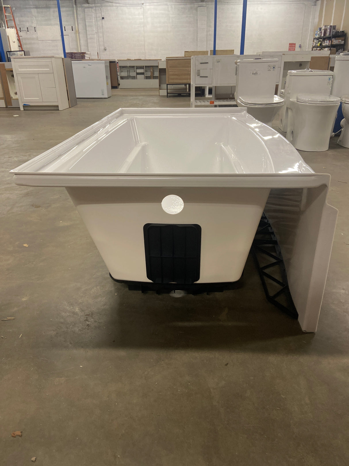 Classic 500 Curve 60 in. x 32 in. Alcove Deep Soaking Bathtub with Left Drain in High Gloss White