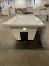 Classic 500 Curve 60 in. x 32 in. Alcove Deep Soaking Bathtub with Left Drain in High Gloss White