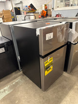 3.1 cu. ft. 2-Door Mini Refrigerator in Stainless Steel with Freezer, ENERGY STAR