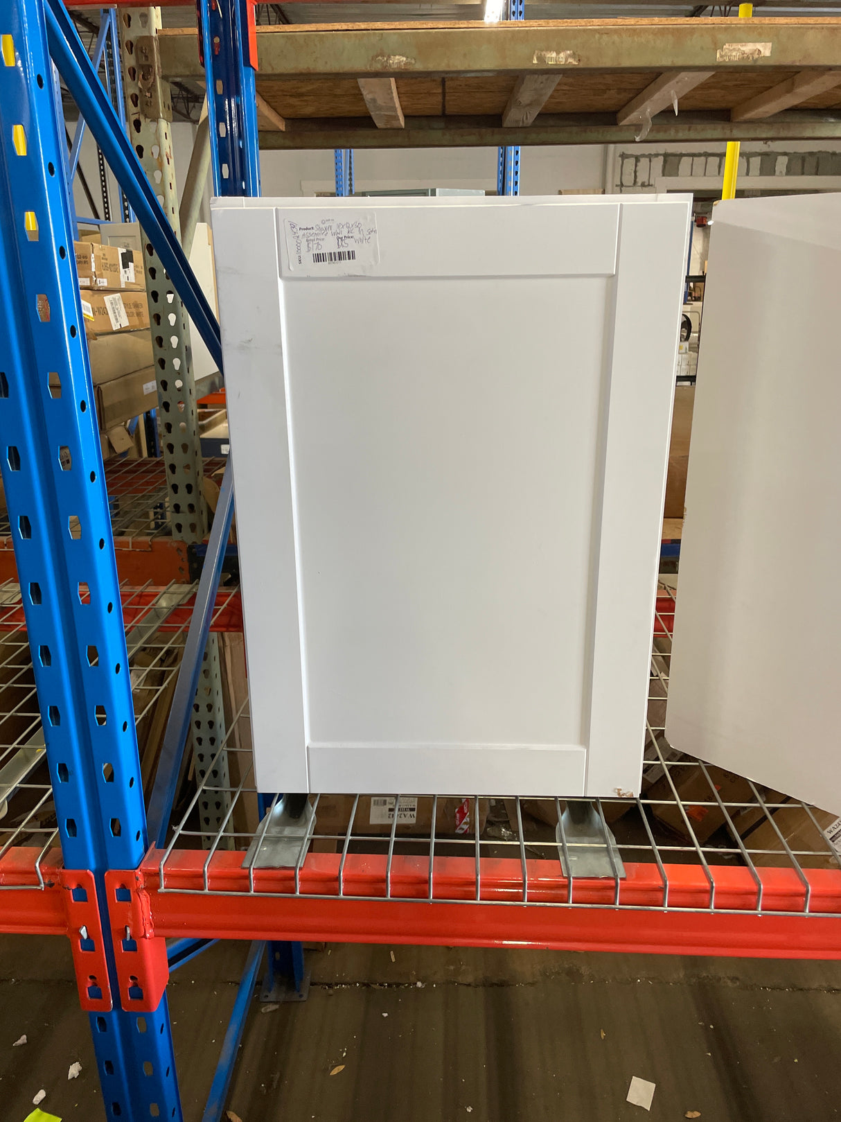 Shaker Satin White Stock Assembled Wall Kitchen Cabinet (18 in. x 30 in. x 12 in.)