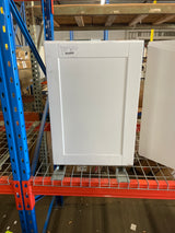 Shaker Satin White Stock Assembled Wall Kitchen Cabinet (18 in. x 30 in. x 12 in.)