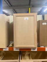 24 in. W x 12 in. D x 36 in. H Assembled Wall Kitchen Cabinet in Unfinished with Recessed Panel