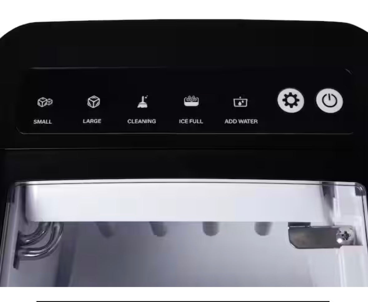 26-Pound Automatic Portable Countertop Ice Maker Machine, Stainless Steel
