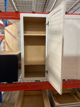 Courtland Polar White Finish Laminate Shaker Stock Assembled Wall Kitchen Cabinet 15 in. x 36 in. x 12 in.