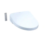 S550e Washlet Electric Heated Bidet Toilet Seat for Elongated Toilet with Contemporary Lid in Cotton White