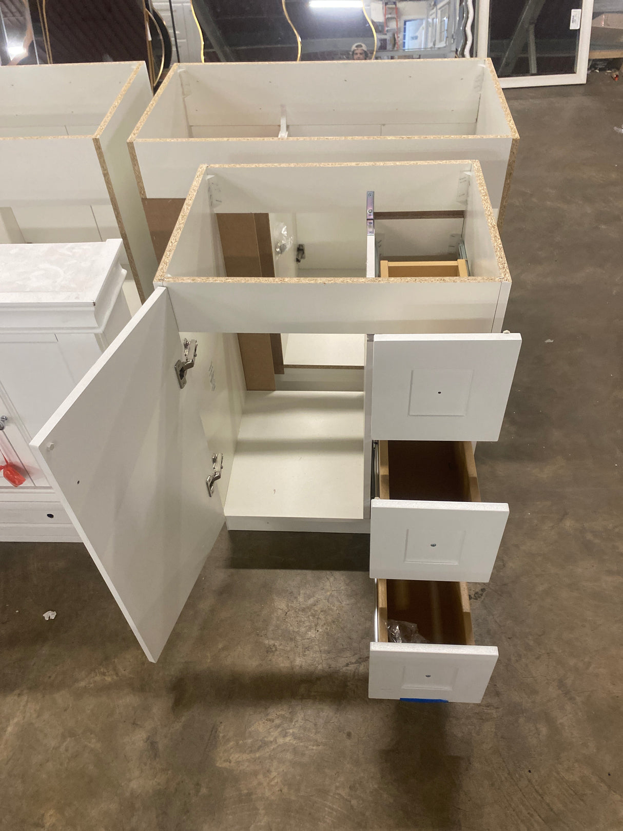 Bannister 24.5 in. W x 18.75 in. D Bath Vanity in White without Top