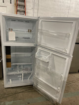 18.1 cu. ft. Top Freezer Refrigerator with Adjustable Glass Shelving in White, Garage Ready