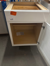Westfield Feather White Shaker Stock Assembled Base Kitchen Cabinet (24 in. W x 23.75 in. D x 35 in. H)