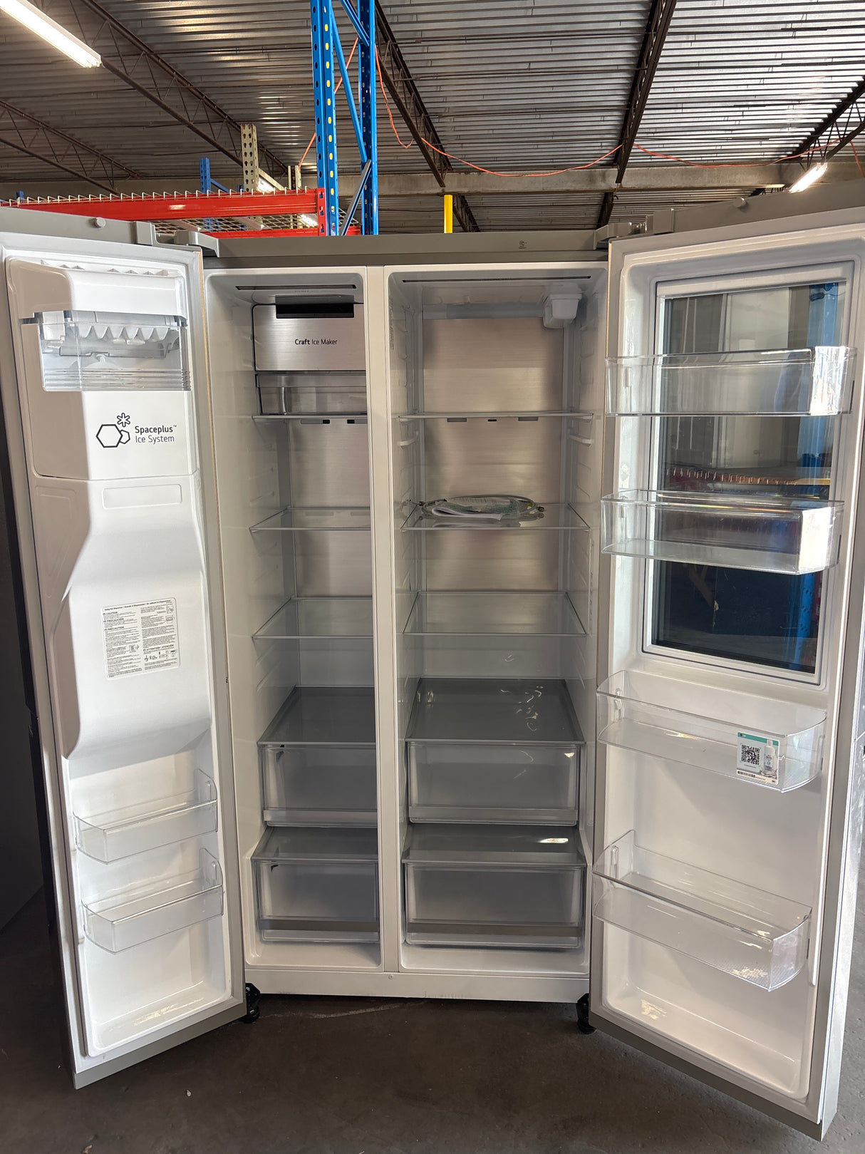 LG 27 cu.ft. Smart Side-By-Side InstaView Door-in-Door Refrigerator with Craft Ice in Stainless Steel