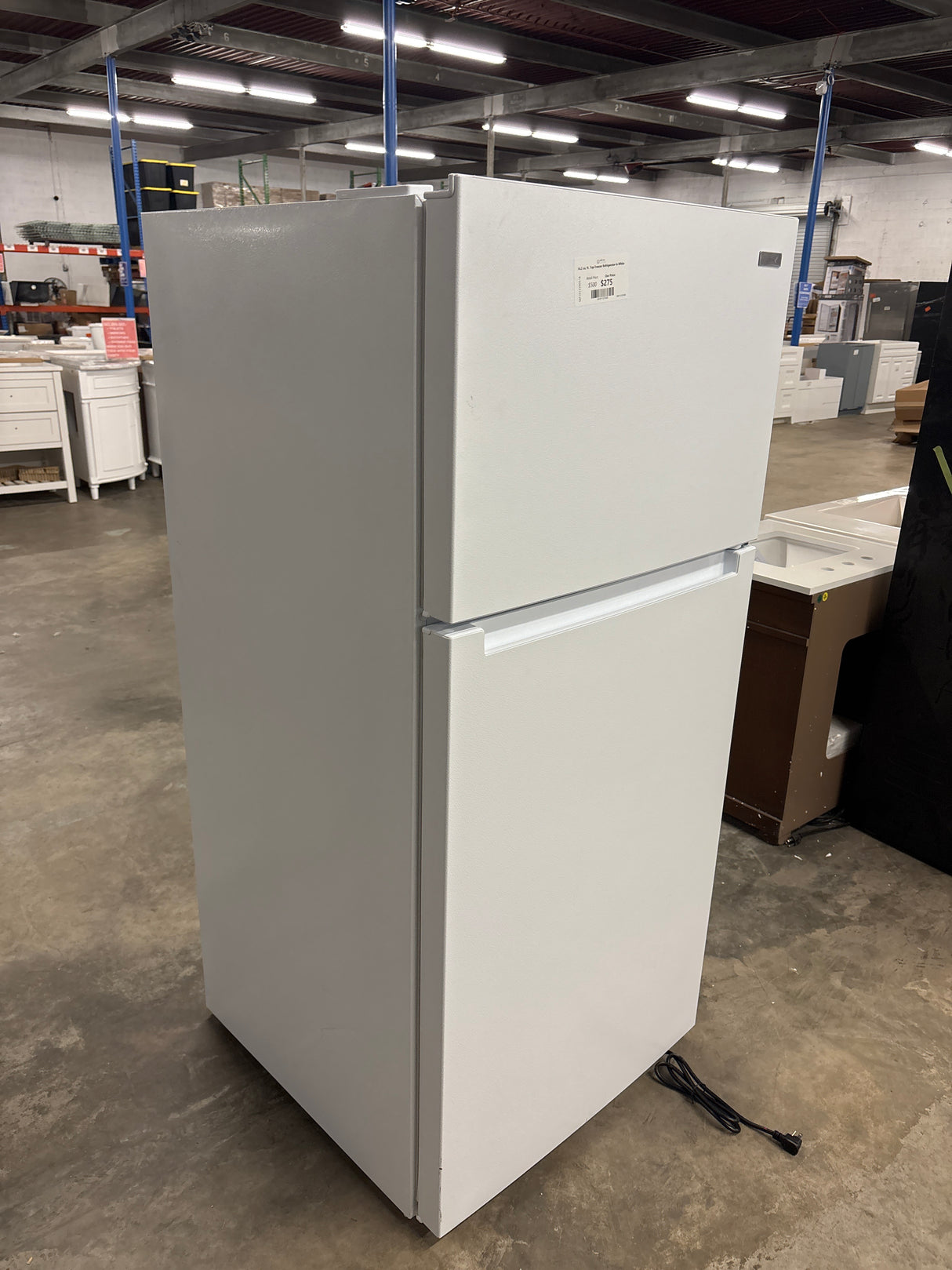 14.2 cu. ft. Top Freezer Refrigerator in White