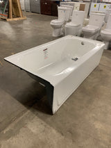 Maui 60 in. x 30 in. Soaking Bathtub with Right Drain in White