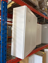 Shaker 36 in. W x 12 in. D x 42 in. H Assembled Wall Kitchen Cabinet in Satin White