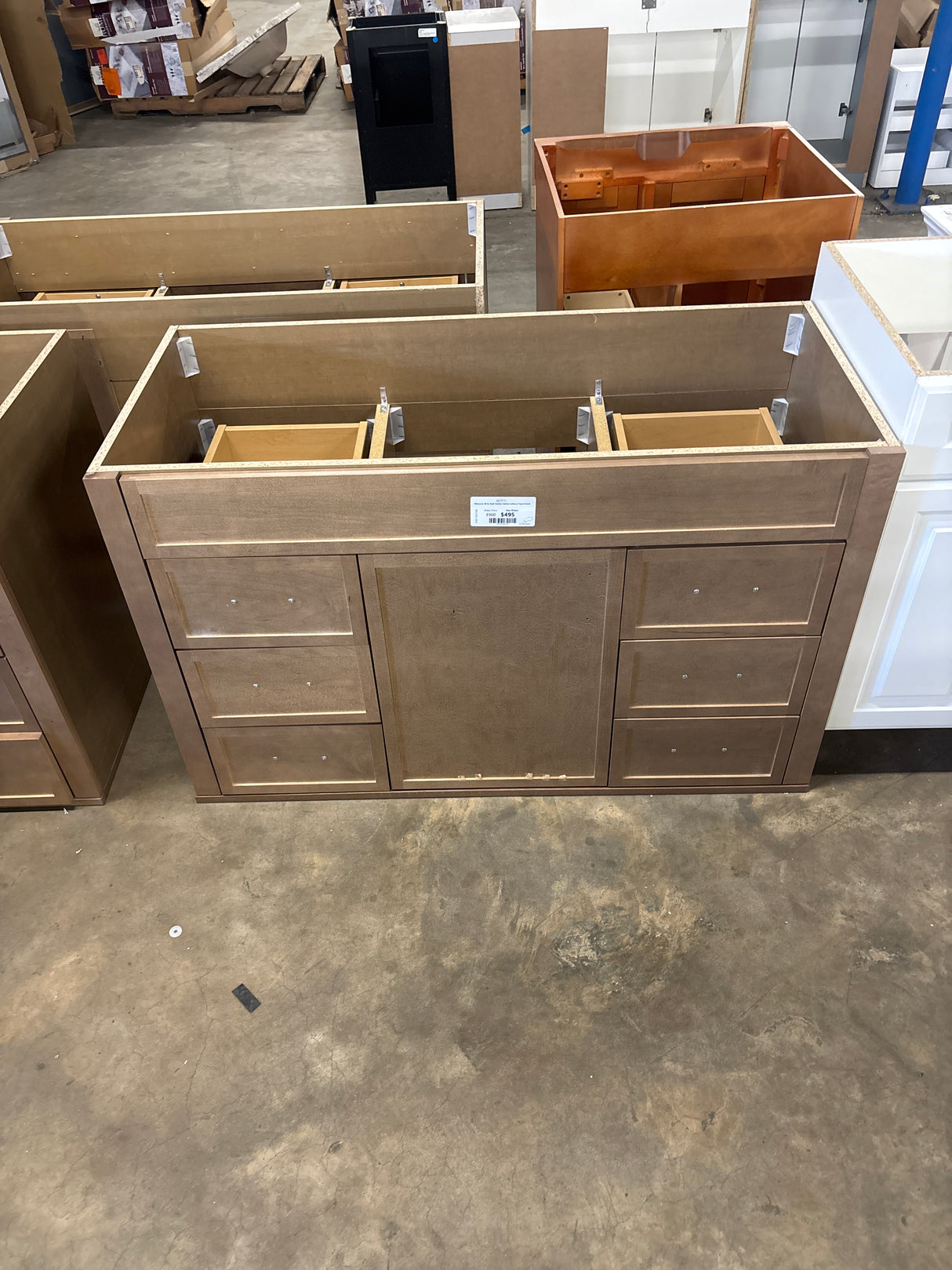 Winsome 48 in. Bath Vanity Cabinet without Top in Sand