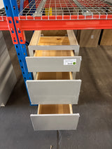 Westfield 18 in. W x 23.75 in. D x 35 in. H Shaker Stock Drawer Base Kitchen Cabinet in Dusk Gray