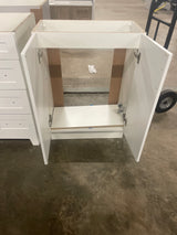 Penlee 25 in. Single Sink White Bath Vanity (No Top)
