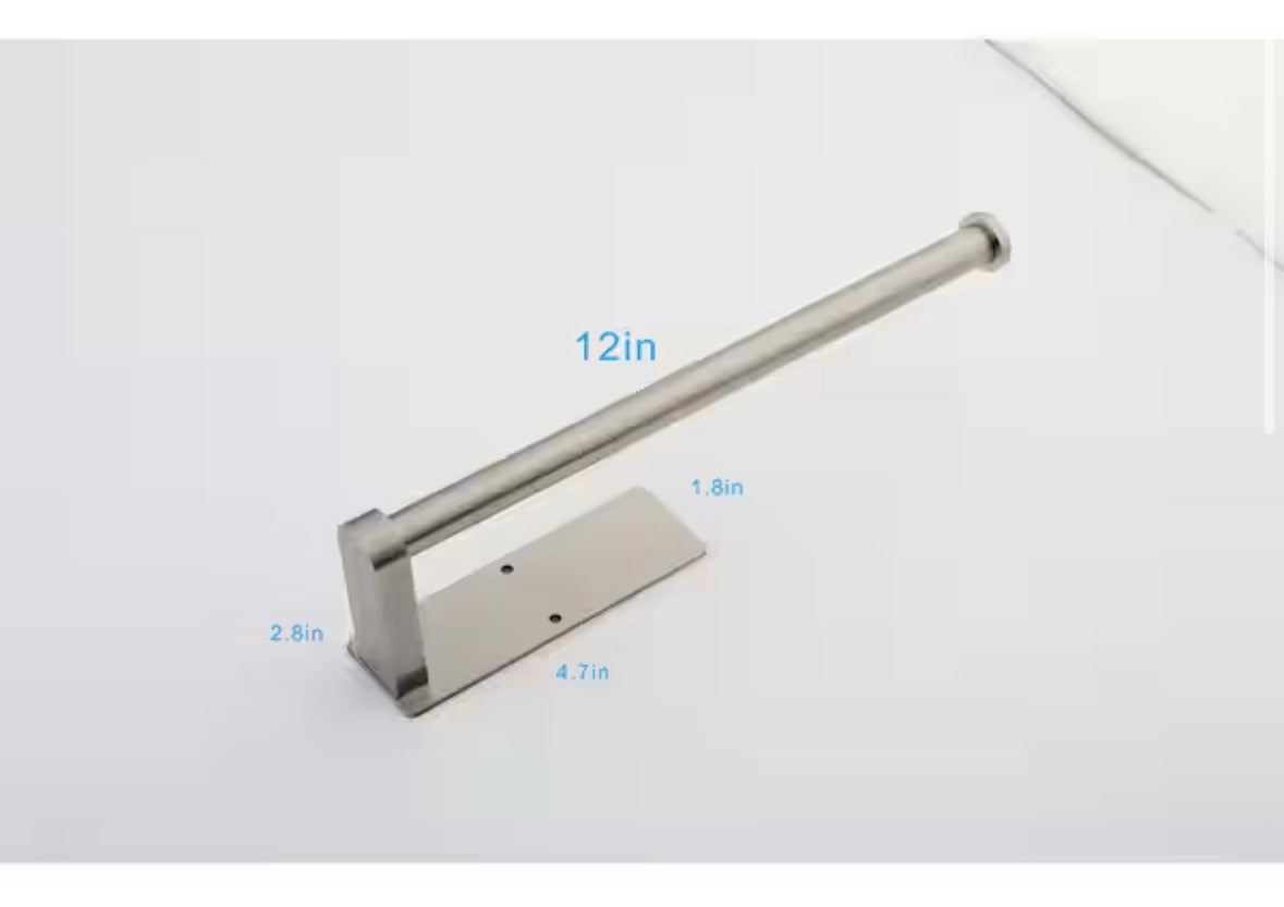 Paper Towel Holders, Paper Towels Rolls - for Kitchen in Brushed Nickel