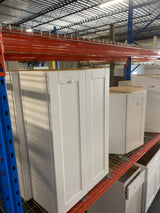 Shaker 27 in. W x 12 in. D x 42 in. H Assembled Wall Cabinet in Satin White