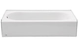 Princeton 60 in. Left Hand Drain Rectangular Alcove Bathtub in White