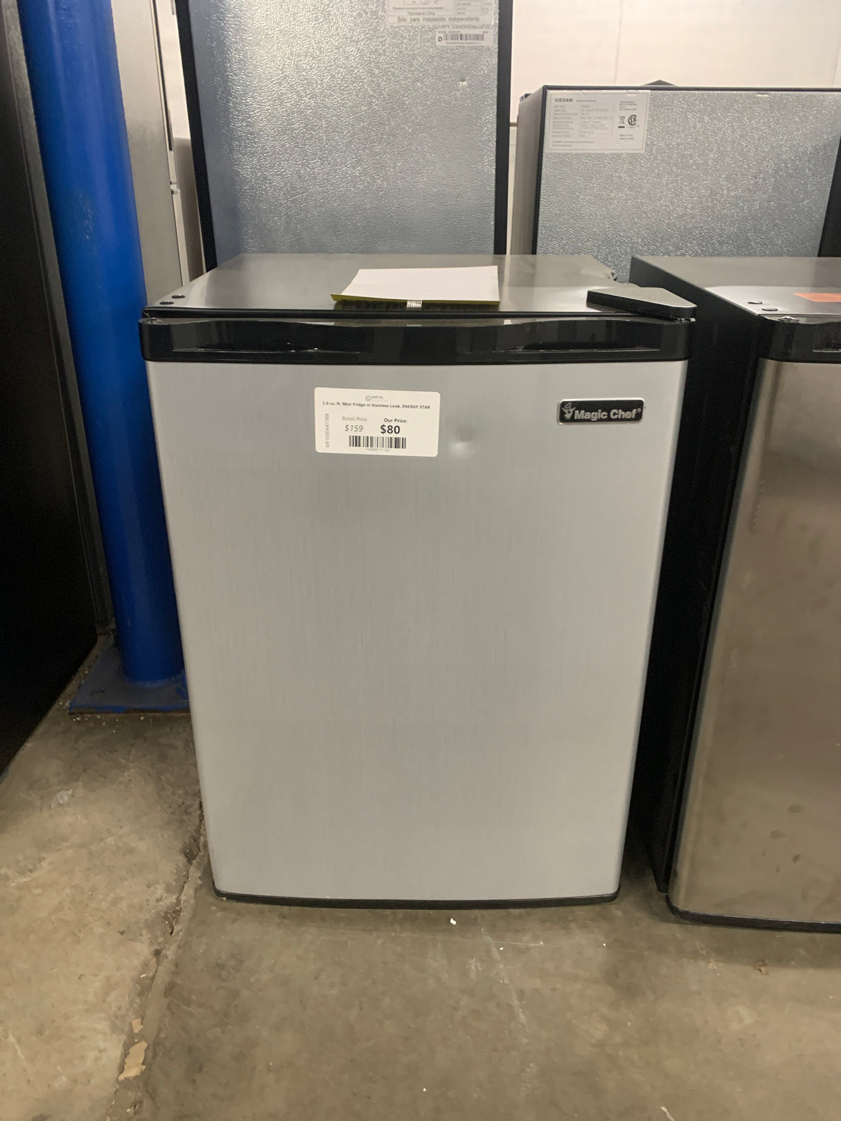 2.6 cu. ft. Mini Fridge in Stainless Look, ENERGY STAR