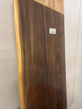 6 ft. L x 25 in. D Finished Saman Solid Wood Butcher Block Countertop With Live Edge