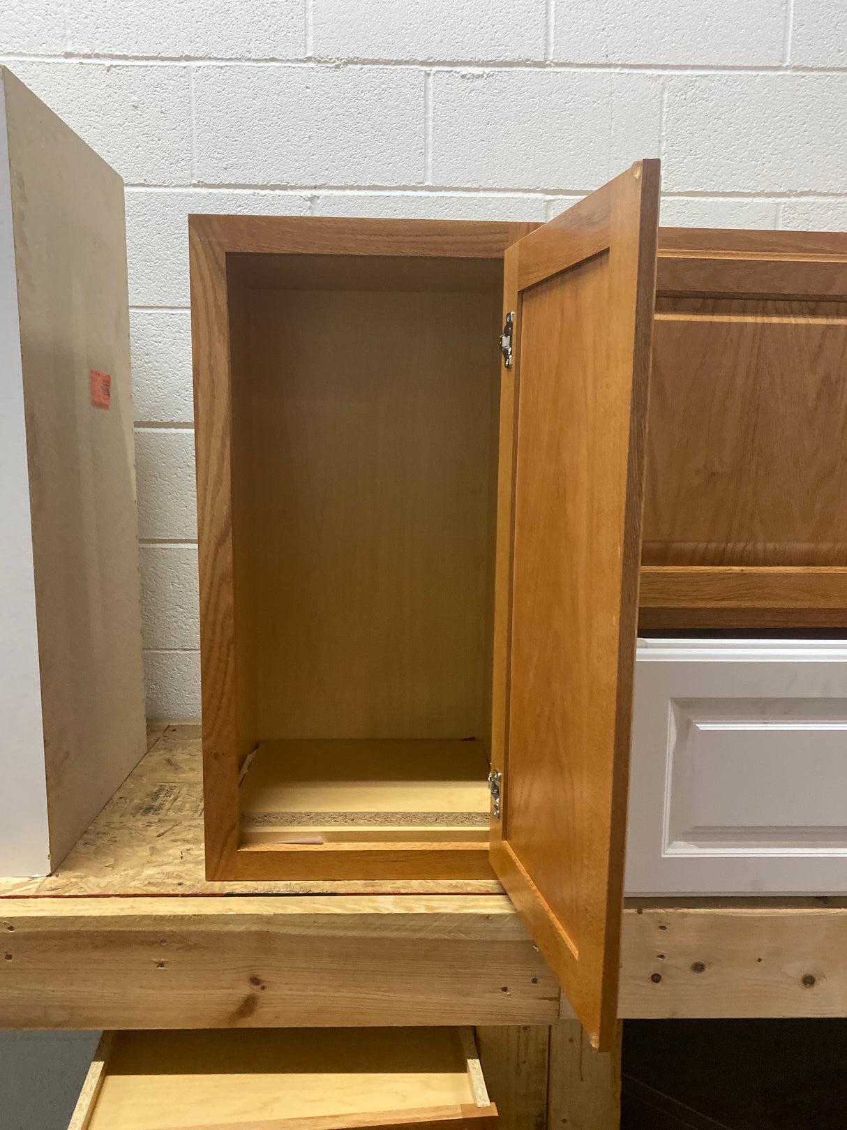 Hampton 15 in. W x 12 in. D x 30 in. H Assembled Wall Cabinet in Medium Oak