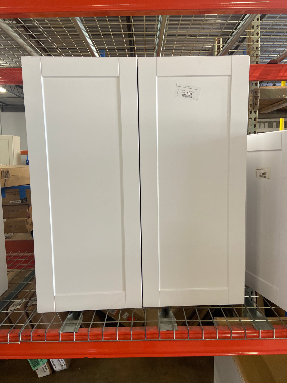 Shaker 36 in. W x 12 in. D x 42 in. H Assembled Wall Kitchen Cabinet in Satin White