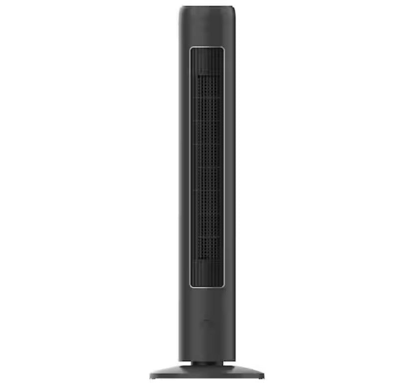 42 in. 3-Speeds Tower Fan in Gray with Wi-Fi, 3-Modes, 60Ã‚Â° Oscillation, 7-Hours Timer, Aromatherapy Box, Negative Ion