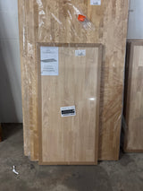 4 ft. L x 25 in. D Unfinished Hevea Solid Wood Butcher Block Countertop With Square Edge