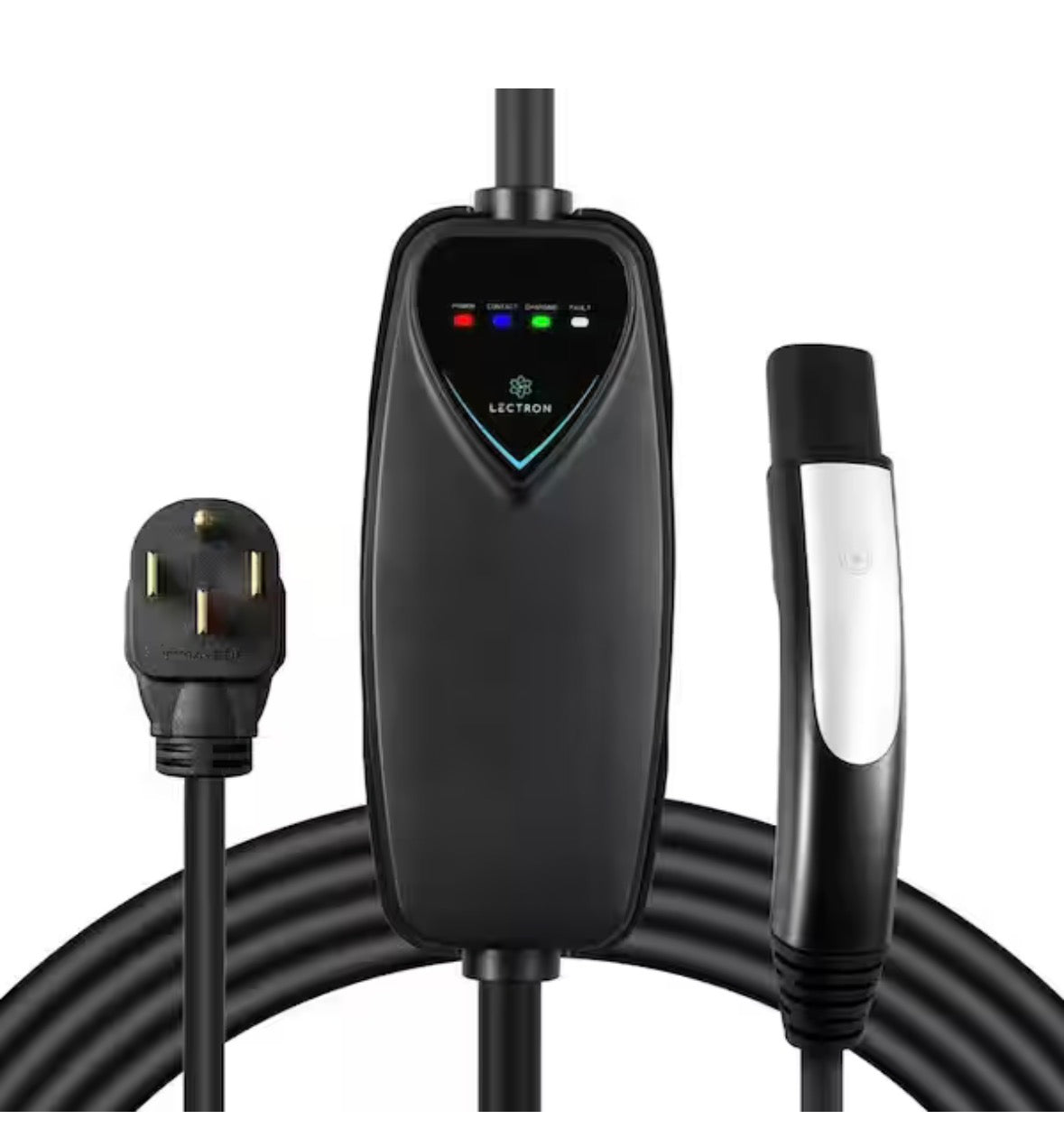 Level 2 Tesla Charger-240V, 40 Amp, NEMA 14-50 Plug, 16 ft. Extension Cord-Portable Electric Car Charger for Tesla