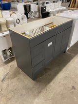 Thornbriar 48 in. W x 22 in. D x 34 in. H Bath Vanity Cabinet without Top in Cement