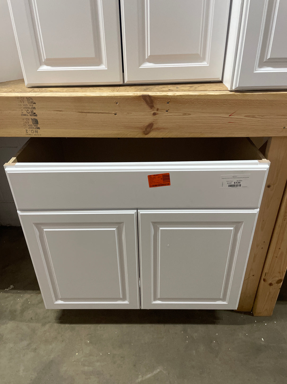 Hampton 36 in. W x 24 in. D x 34.5 in. H Assembled Sink Base Kitchen Cabinet in Satin White