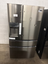 Gallery 36 in. 26.3 cu. ft. 4-Door French Door Standard Depth Refrigerator in Smudge-Proof Stainless Steel
