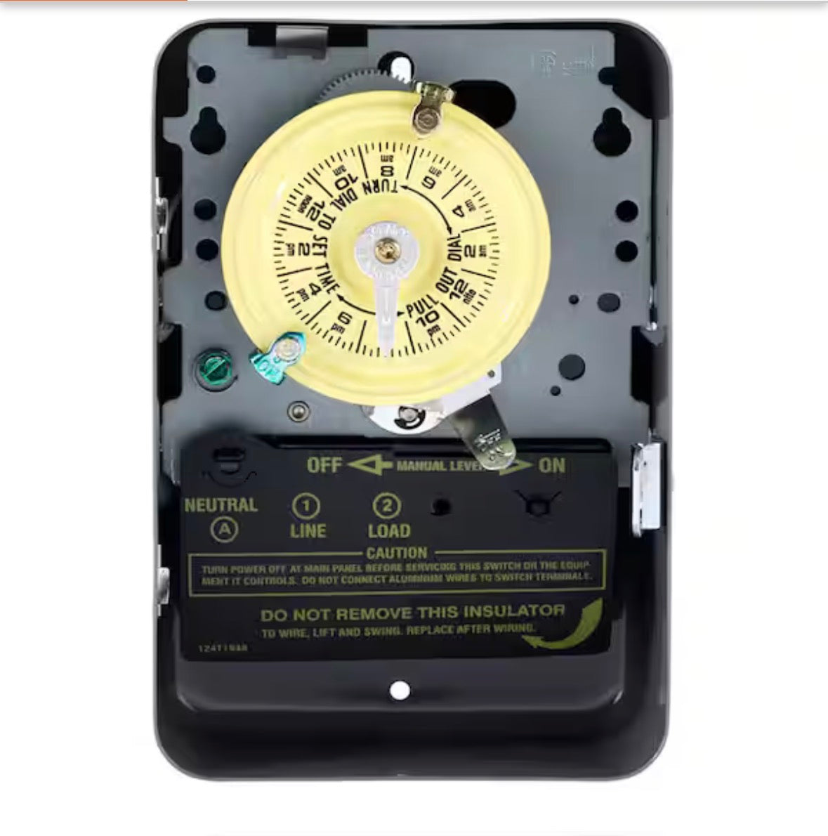 T100 Series 40 Amp 125V SPST 24-Hour Mechanical Time Switch with Indoor Enclosure