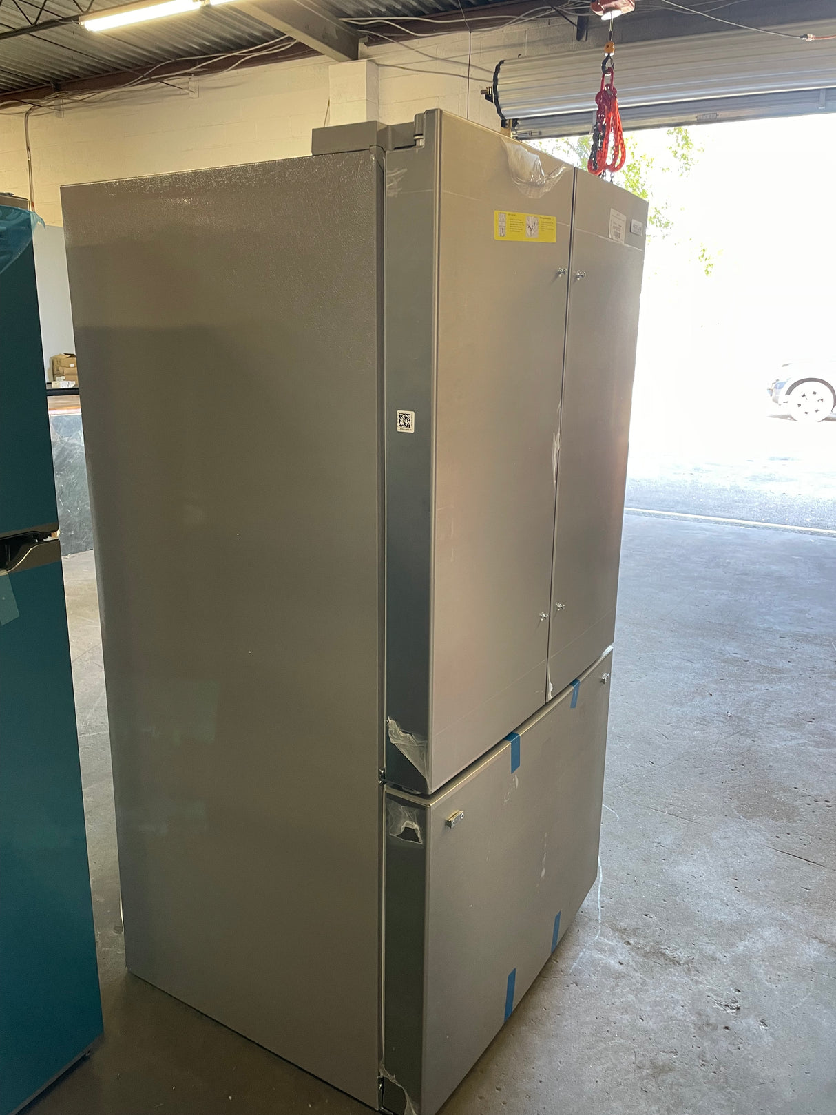 36 in 29 cu. ft. Standard Depth French Door Refrigerator in Smudge-Proof Stainless Steel with Internal Water Dispenser