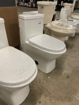 Sublime II 1-Piece 0.8/1.28 GPF Dual Flush Compact Toilet in White, Seat Included