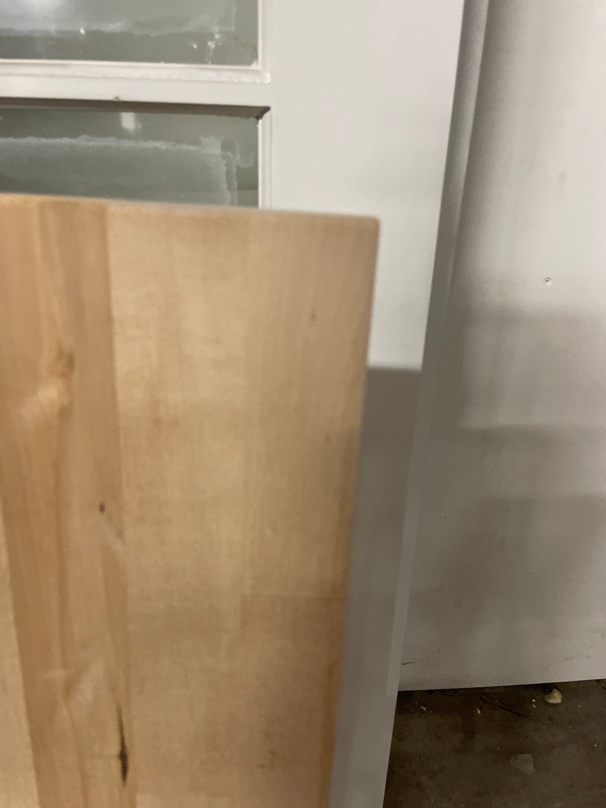 3 ft. L x 36 in. D Unfinished Birch Solid Wood Butcher Block Island Countertop With Eased Edge