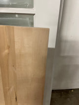 3 ft. L x 36 in. D Unfinished Birch Solid Wood Butcher Block Island Countertop With Eased Edge