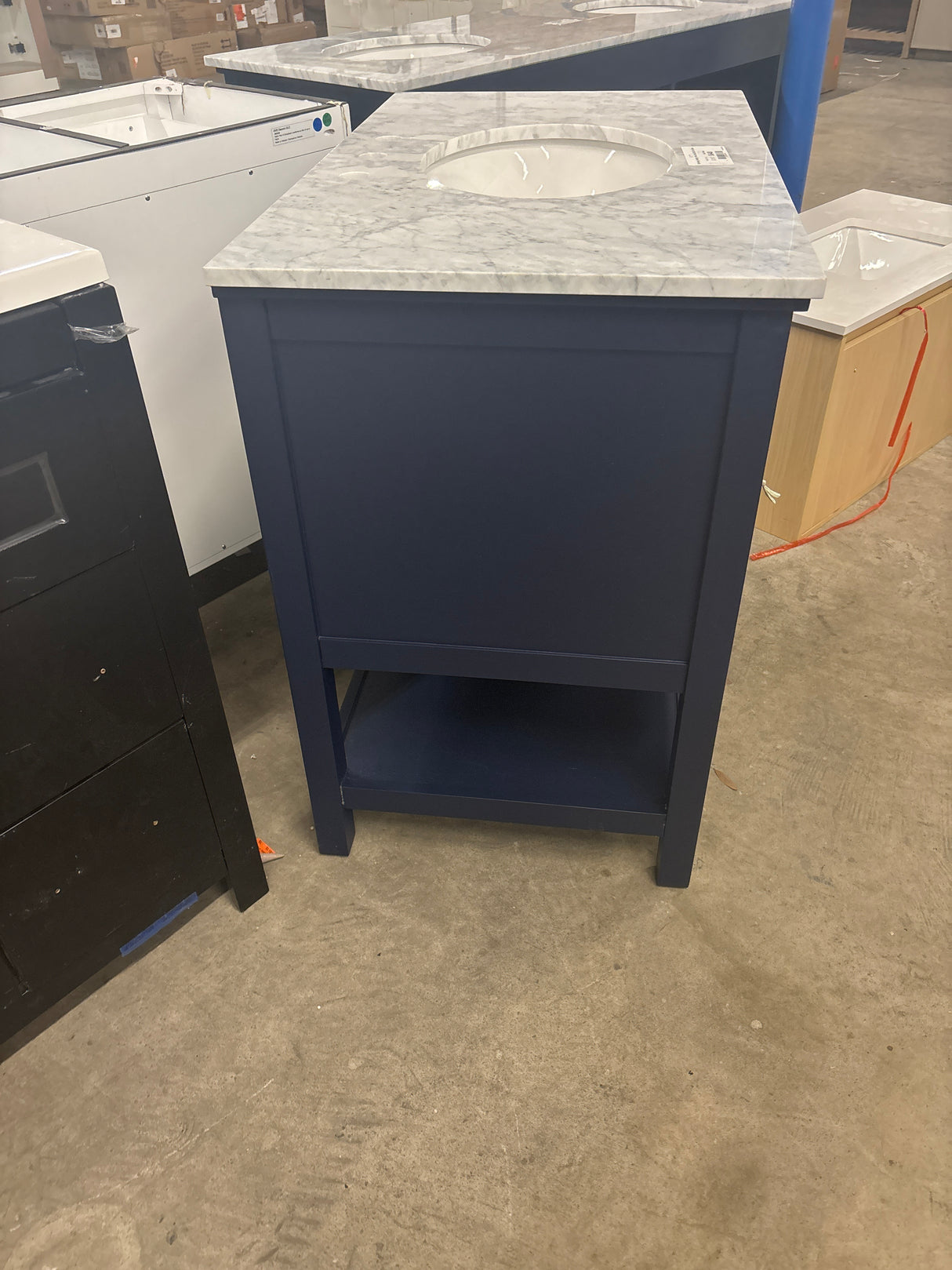 Sterling Vanity 1dw 36x22x34 in Blue