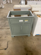 Doveton 30 in. Single Sink Sage Green Bath Vanity without top