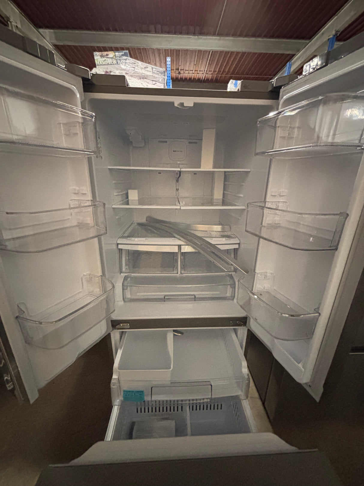 LG 21.8 cu. ft. 3-Door Smart French Door Refrigerator with Ice Maker and Water Dispenser in Stainless Steel