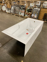 Voltaire 72" x 36" Right-Hand Drain Alcove Bathtub with Apron and Armrest