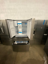 36 in. 26 cu. ft. Standard-Depth 4-Door French Door Refrigerator in Fingerprint-Resistant Stainless Steel Look