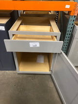 Westfield Dusk Gray Shaker Stock Assembled Base Kitchen Cabinet (24 in. W x 23.75 in. D x 35 in. H)