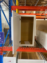 Westfield Feather White Shaker Stock Assembled Wall Kitchen Cabinet (15 in. W x 12 in. D x 30 in. H)