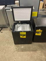 Garage Ready 20.67 in. 1.8 cu. ft. Manual Defrost Chest Freezer with Temperature Alarm Chest Freezer in Black