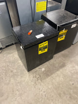 Garage Ready 20.67 in. 1.8 cu. ft. Manual Defrost Chest Freezer with Temperature Alarm Chest Freezer in Black