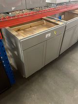 Westfield Dusk Gray Shaker Stock Assembled Base Kitchen Cabinet (36 in. W x 23.75 in. D x 35 in. H)