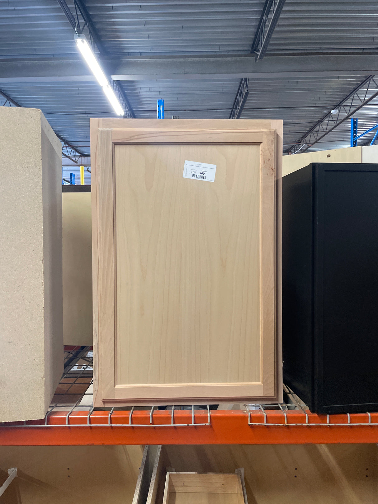 24 in. W x 12 in. D x 36 in. H Assembled Wall Kitchen Cabinet in Unfinished with Recessed Panel